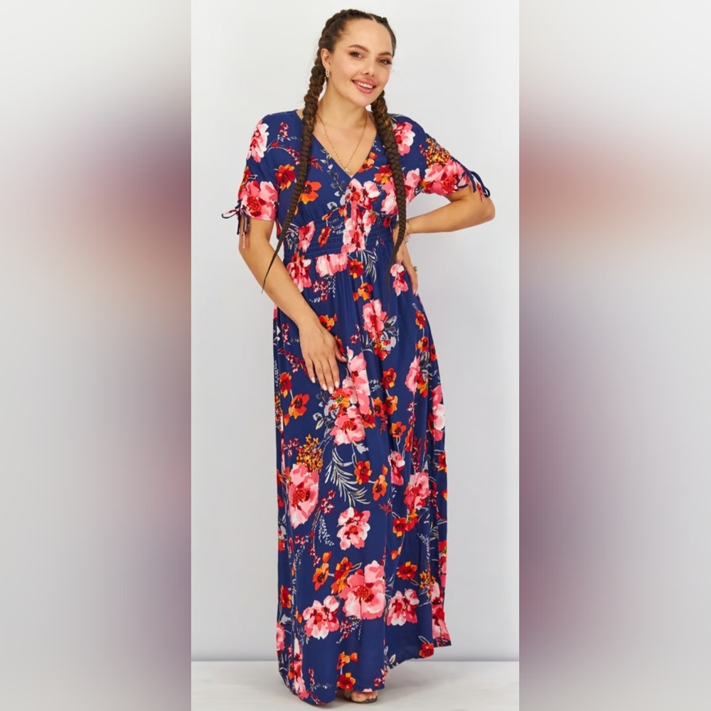 Bar III Floral Maxi Dress